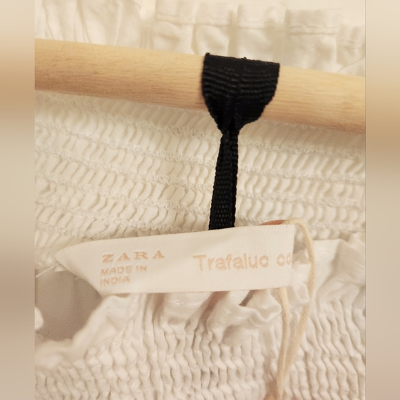 Zara White Floral Off Shoulder Blouse - Picture 8 of 13